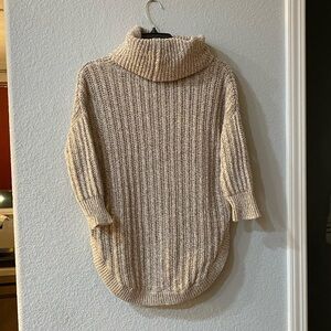 Express Cowl Neck Circle Hem Sweater